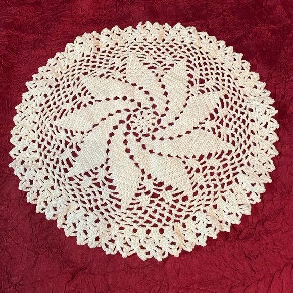 Medium Sized Crochet Doilies - Set of Two - Picture 1 of 5